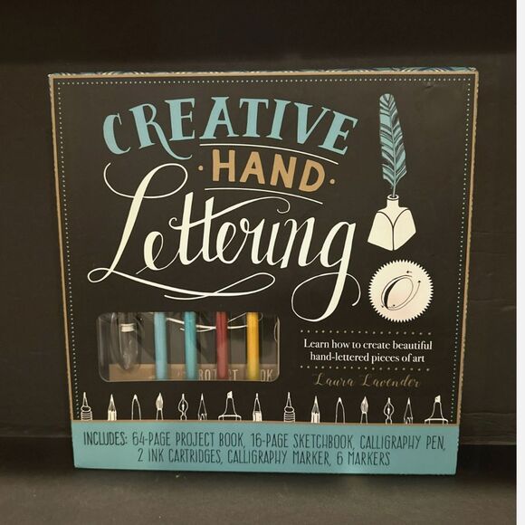 Walter Foster Creative Hand Lettering Kit - Learn How to Create  Hand-Lettering - Picture 1 of 2